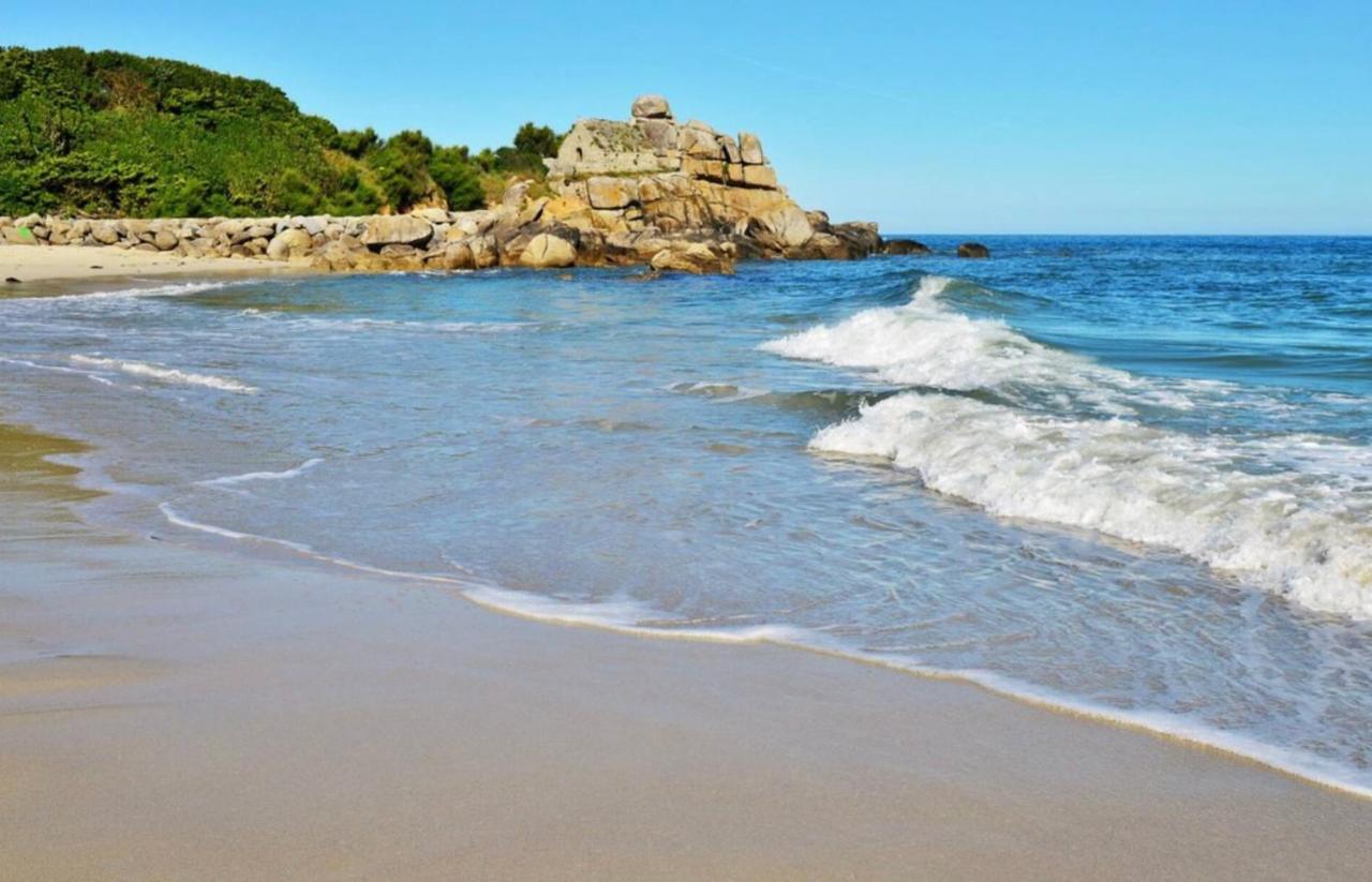 Le Penty à Kerfissien, Studio de plage Cléder Extérieur photo