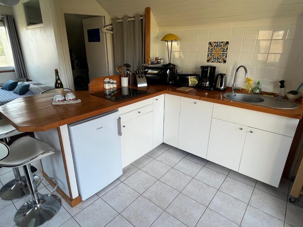 Le Penty à Kerfissien, Studio de plage Cléder Extérieur photo